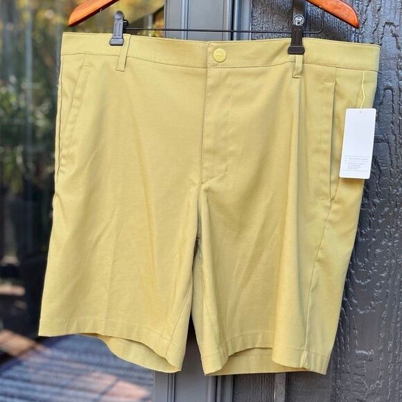 All In Motion Quick Dry Men’s Cargo Khaki Green Shorts Sz. 38 - UPF 50-UV - Picture 8 of 8